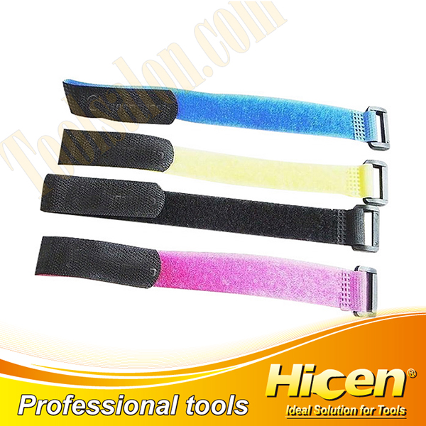 Hot Sell 6Pcs Colorful Printed Velcro Cable Ties Set
