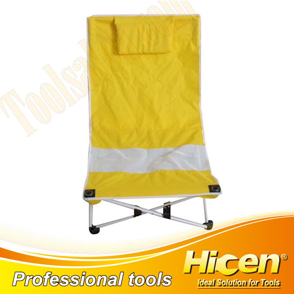 Portable Short Leg Beach Chair with Pillow