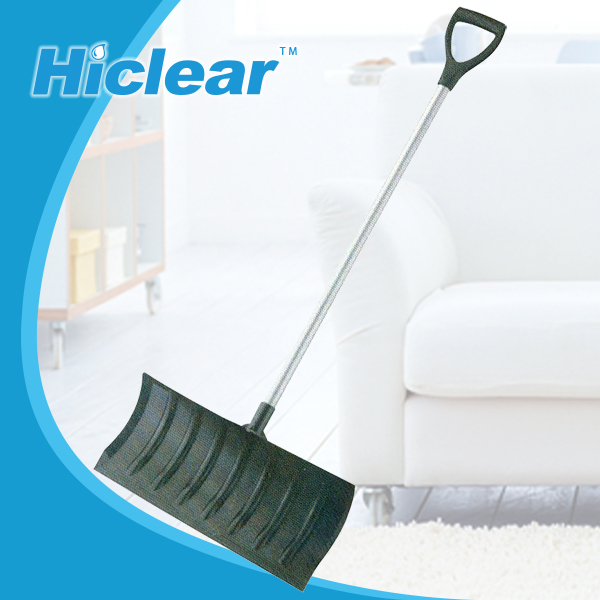 D Grip Steel Handle Snow Pusher