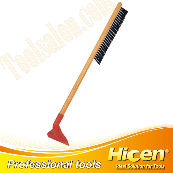 Snow Brush with Round Wooden Head