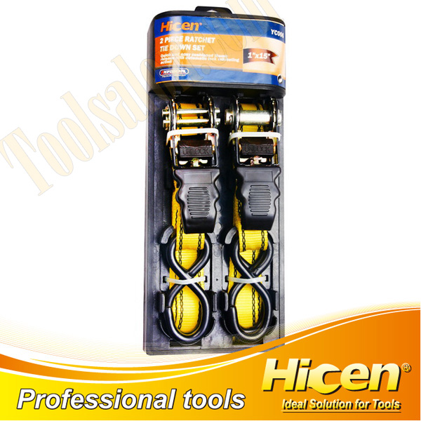 2 PCS Ratchet Tie Down Set