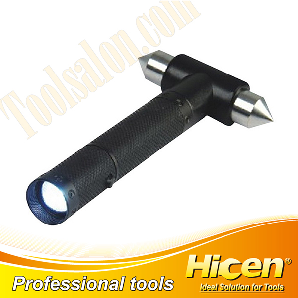 Safety Hammer with 1W Flashlight