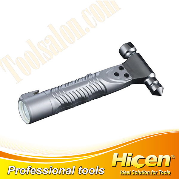 Satety Hammer with 1W Flashlight
