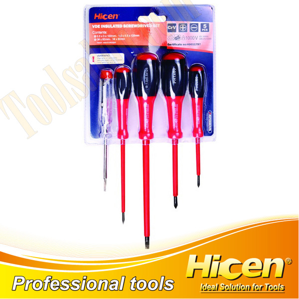 5pcs VDE Screwdriver Set