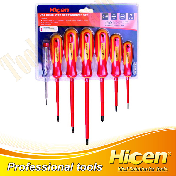 7pcs VDE Screwdriver Set