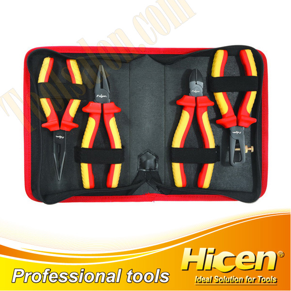 4 Pcs Insulated VDE Pliers Set