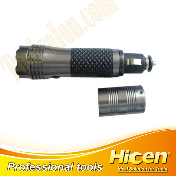 LED Flashlight With 12V Plug Recharger