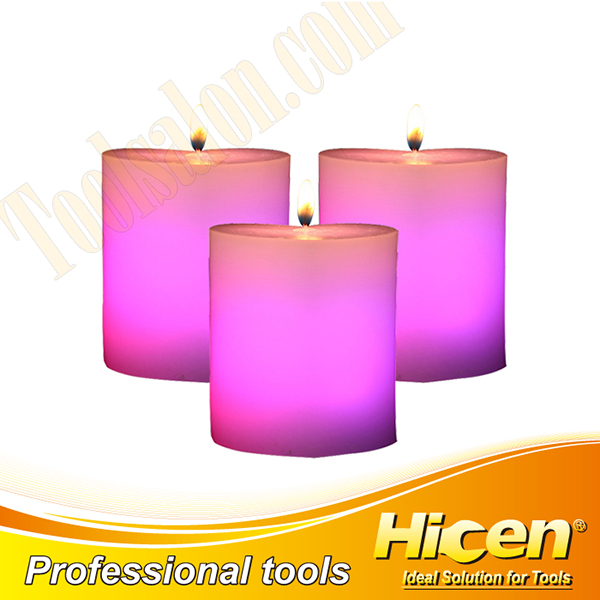 Heart Shaped LED Color Changing Candle For Valentine's Day