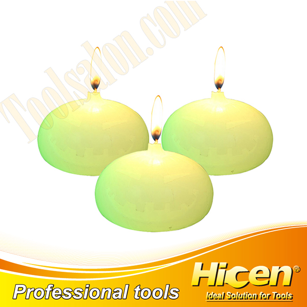 Non-toxic Wax Happy Face Pumpkin LED Candles For Halloween