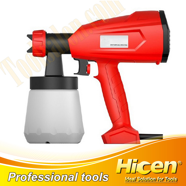HVLP Hand Held Electric Paint Spray Gun With Two Size Nozzle