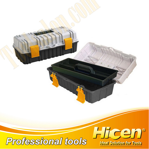 Plastic Tool Box with Tray