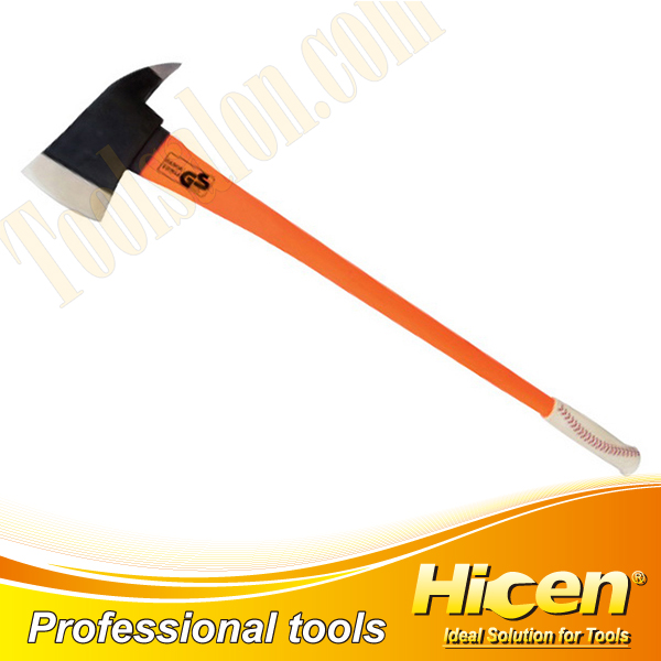 High Quality Fireman's Axe with Fiberglass Handle
