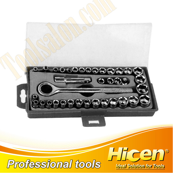 40 PCS 1/4" Dr. Sockets Set
