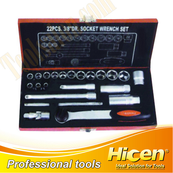 22 PCS 3/8"  Dr. Sockets Set