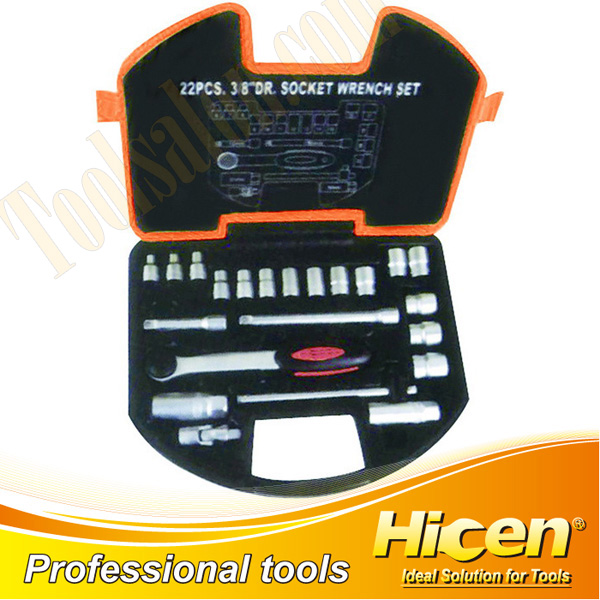22 PCS 3/8" Dr. Sockets Set