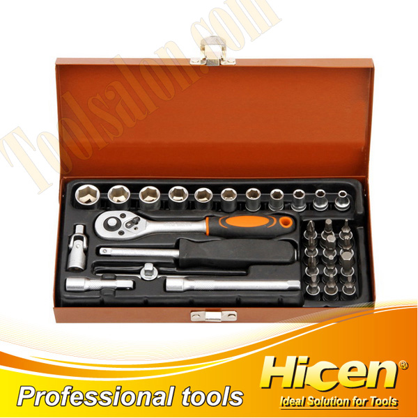 29 PCS 1/4" Socket & Bits Set