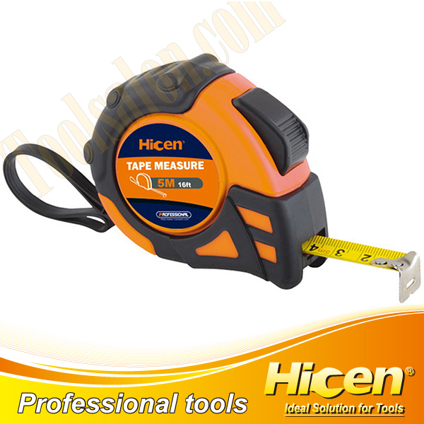 5M High Quality ABS Case with Rubber Measuring Tape