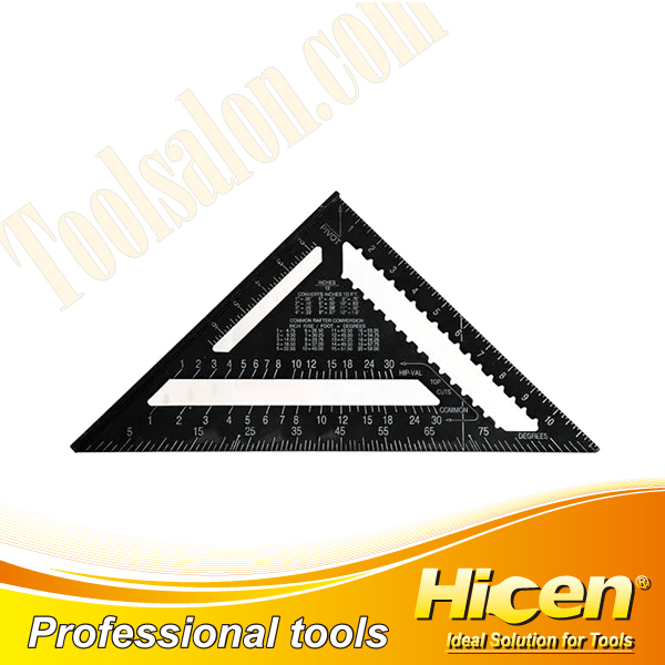 Aluminum Alloy Roofing Square,Aluminum Triangular Ruler,