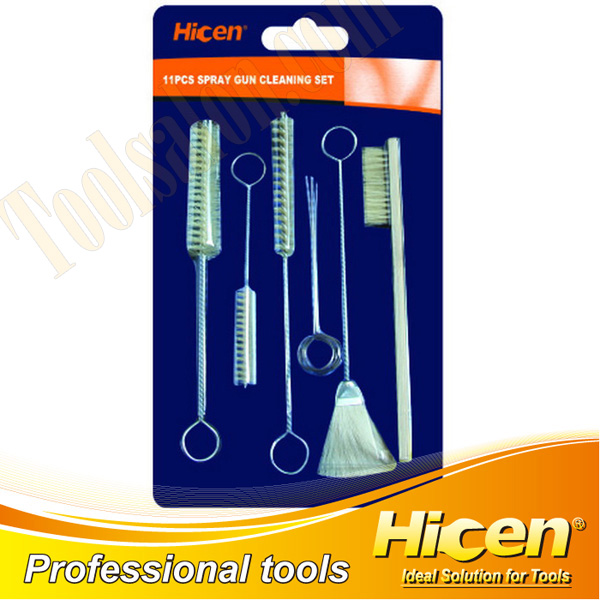 11 PCS Spray Gun Cleaning Set, Tube Brush