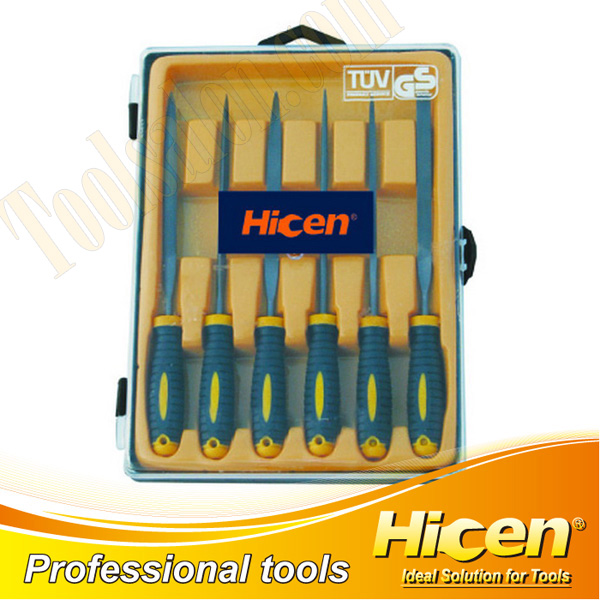 6 PCS Tool Steel Precision Needle File Set