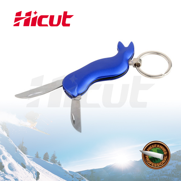Stainless Steel Gift Multi Knife With Key Ring
