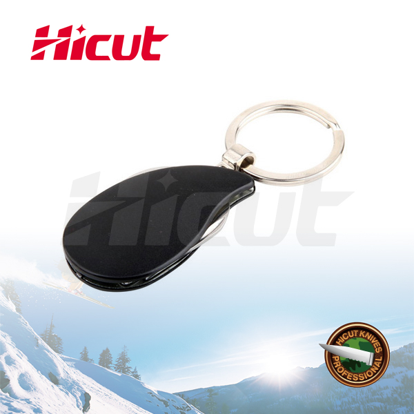 2 In 1 Stainless Steel Mini Gift Multi Knife With Key Ring