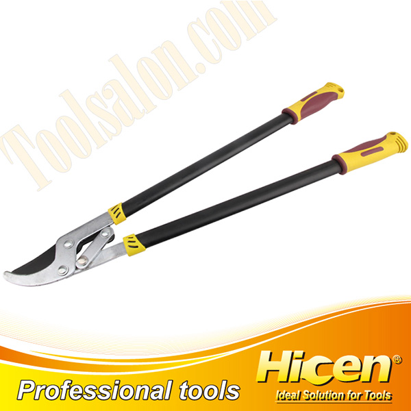 710mm High Carbon Steel Bi-color PP+TPR Handle Anvil Lopper