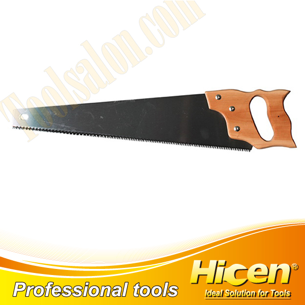 Wooden Handle Handsaw with 0.9mm Thickness Blade