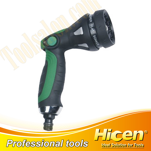 Metal 8 Function Dulex Hose Nozzle