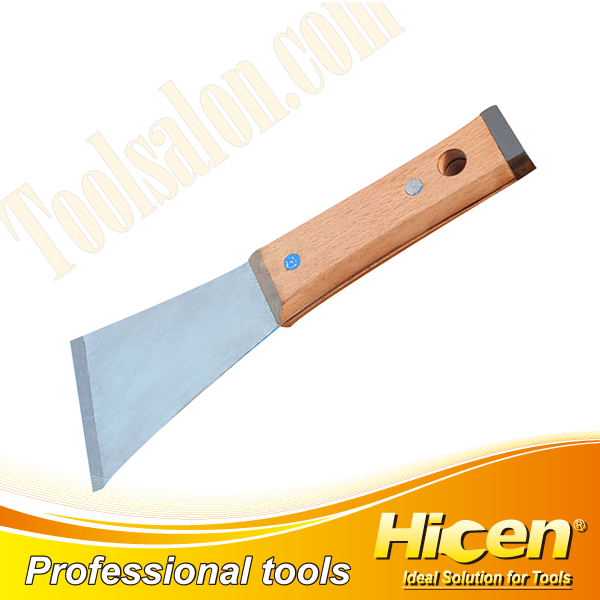 Japanese Style Putty Knife and Scraper with Wooden Handle