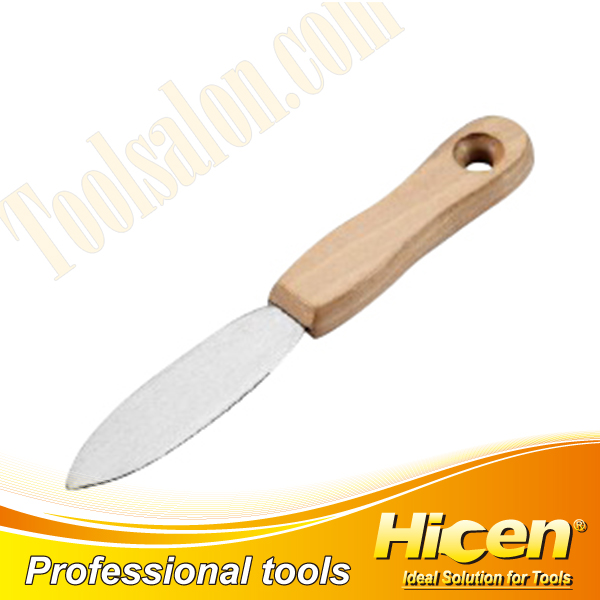 Wooden Handle Scraper and Putty Knife with Hanging Hole