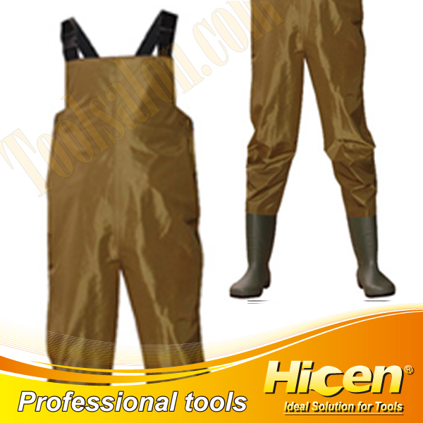 Nylon PVC Waterproof High Chest Fishing Wader