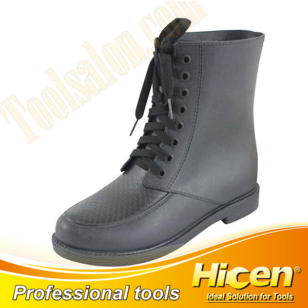 Imitation Leather Lady Rain Boots