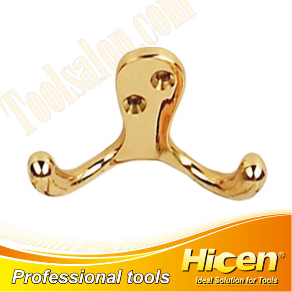 Brass Coat And Hat Hooks