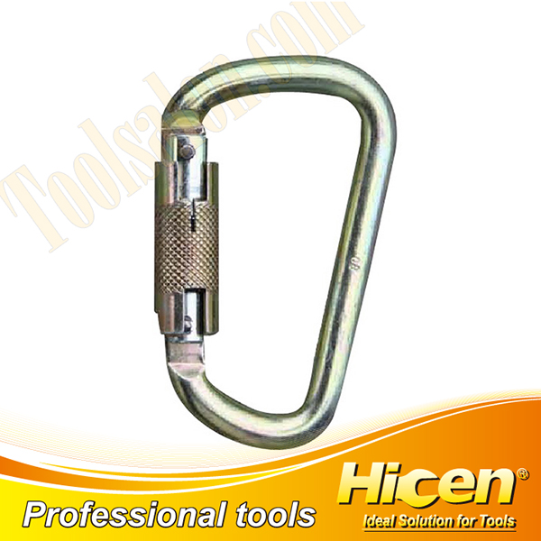 D-shape Screw Lock Carabiner