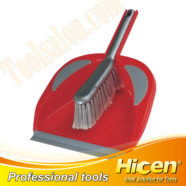 Plastic Dustpan and Brush Set