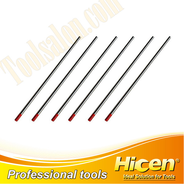 Thoriated Tungsten Electrode With Red Tip
