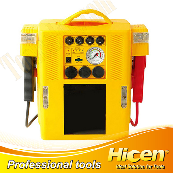 4 In 1 Rechargeable Car Jump Starter With Power Inverter
