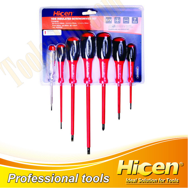 7pcs VDE Screwdriver Set