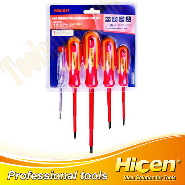 5pcs VDE Screwdriver Set