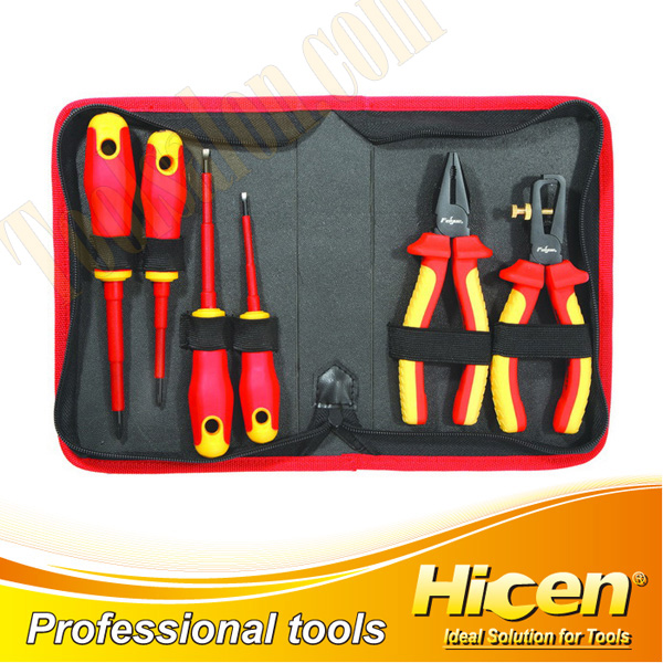 6 Pcs Insulated VDE Pliers and Screwdrivers Set