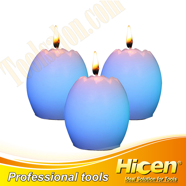Non-toxic Wax Egg Shaped LED Candles For Halloween