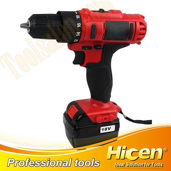 15PCS 18V CORDLESS DRILL