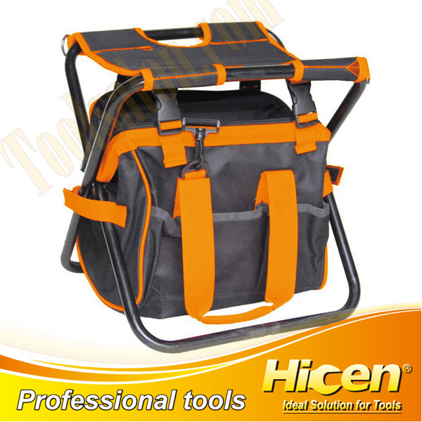 Tool Bag with Folding Seat